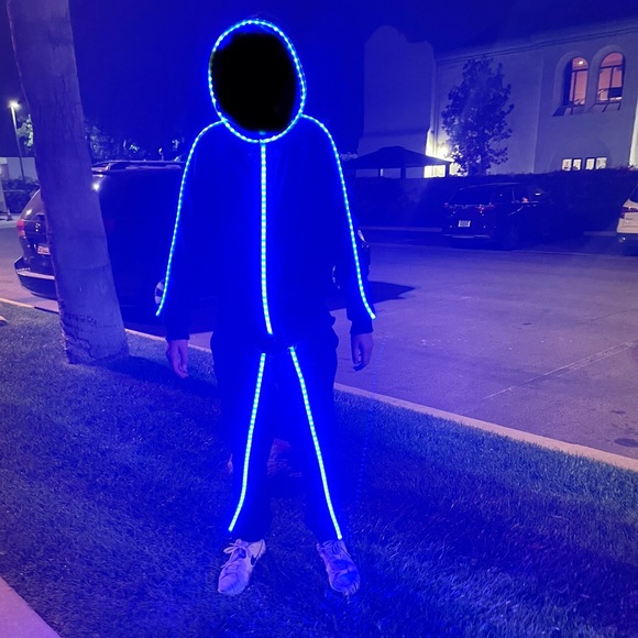 Glowy Zoey LED StickMan Costume Suit - Picture 1 of 2